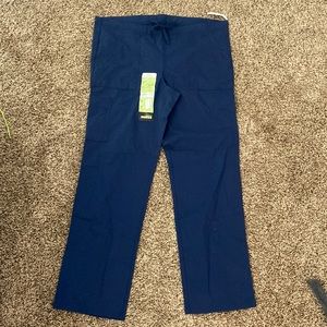 Unisex scrub bottoms- navy blue